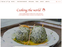 Tablet Screenshot of cooking-the-world.com